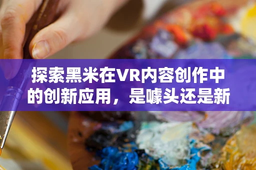 探索黑米在VR内容创作中的创新应用，是噱头还是新趋势？