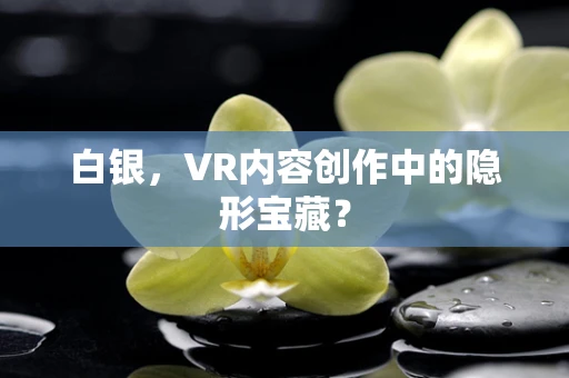 白银，VR内容创作中的隐形宝藏？