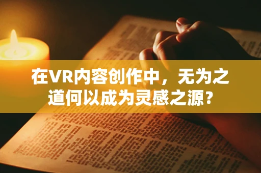 在VR内容创作中，无为之道何以成为灵感之源？