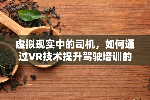 虚拟现实中的司机，如何通过VR技术提升驾驶培训的沉浸感与安全性？